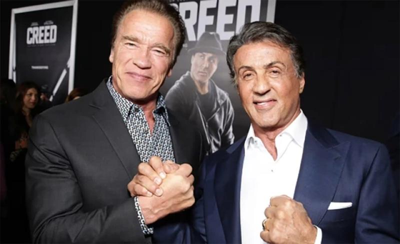 'Kẻ hủy diệt' Arnold Schwarzenegger tiết lộ cách kết thúc mối thù với Sylvester Stallone- Ảnh 1. 'Kẻ hủy diệt' Arnold Schwarzenegger tiết lộ cách kết thúc mối thù với Sylvester Stallone- Ảnh 1.