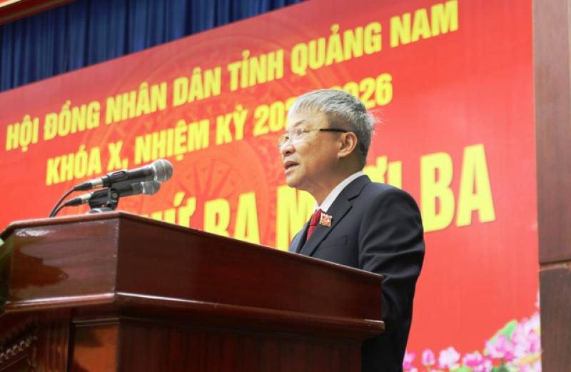 Chủ tịch HĐND tỉnh Quảng Nam: 'Kỳ họp thứ 33 diễn ra trong bối cảnh đặc biệt' - Ảnh 2. Chủ tịch HĐND tỉnh Quảng Nam: 'Kỳ họp thứ 33 diễn ra trong bối cảnh đặc biệt' - Ảnh 2.