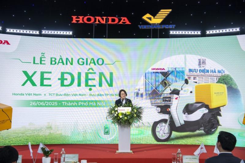 Honda Việt Nam hợp tác Vietnam Post triển khai Dự án sử dụng xe điện giao hàng- Ảnh 2. Honda Việt Nam hợp tác Vietnam Post triển khai Dự án sử dụng xe điện giao hàng- Ảnh 2.