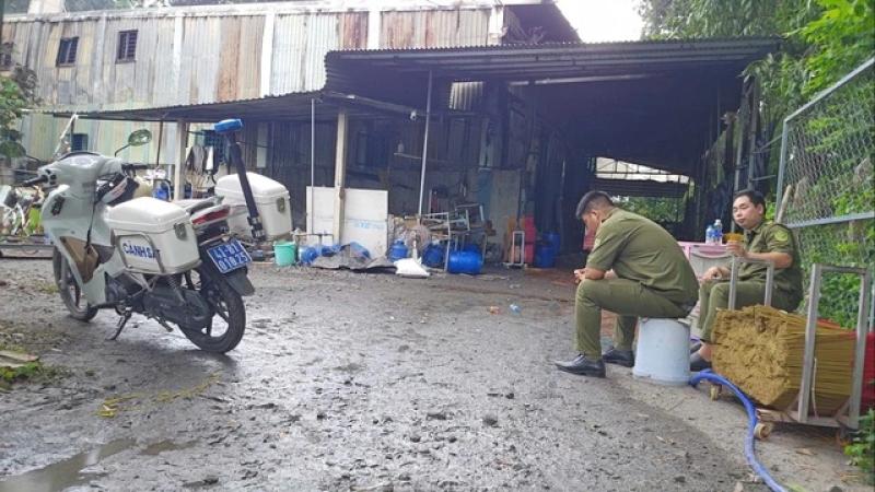 TP.HCM: Cơ sở làm nhang ở Củ Chi cháy trong đêm khi chủ mới về quê- Ảnh 2. TP.HCM: Cơ sở làm nhang ở Củ Chi cháy trong đêm khi chủ mới về quê- Ảnh 2.
