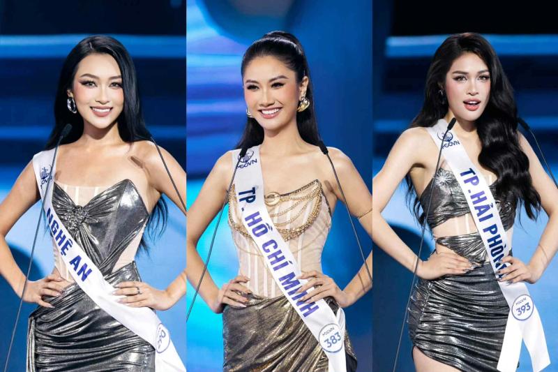 Thí sinh Hoa hậu Hoàn vũ Việt Nam trình diễn bikini 'bốc lửa' trong đêm bán kết- Ảnh 2. Thí sinh Hoa hậu Hoàn vũ Việt Nam trình diễn bikini 'bốc lửa' trong đêm bán kết- Ảnh 2.