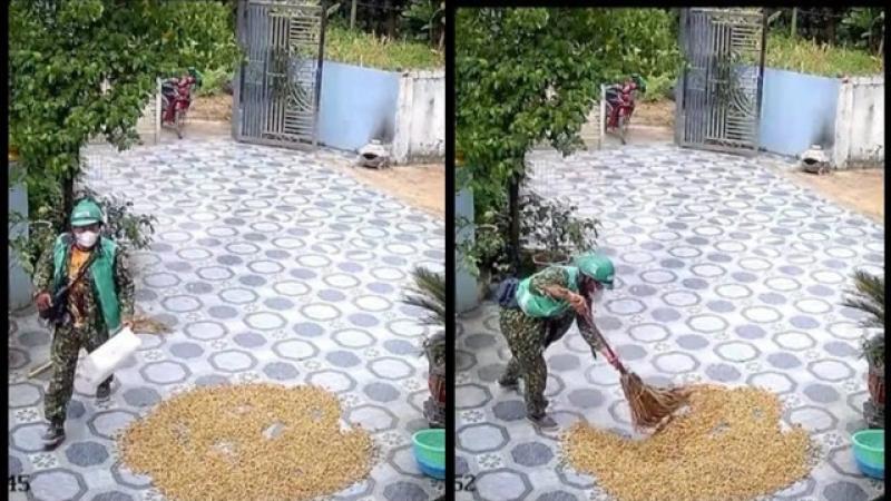 Hành động bất ngờ của shipper với chủ nhà lúc trời mưa khiến dân mạng tấm tắc - Ảnh 1.