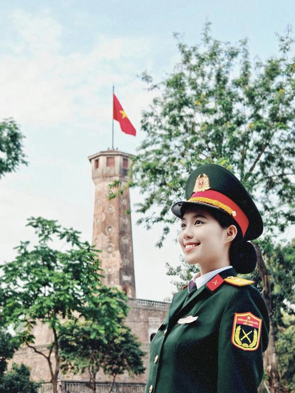 Nhan sắc thiếu úy quân đội vừa trở thành Á hậu Việt Nam 2024- Ảnh 9. Nhan sắc thiếu úy quân đội vừa trở thành Á hậu Việt Nam 2024- Ảnh 9.