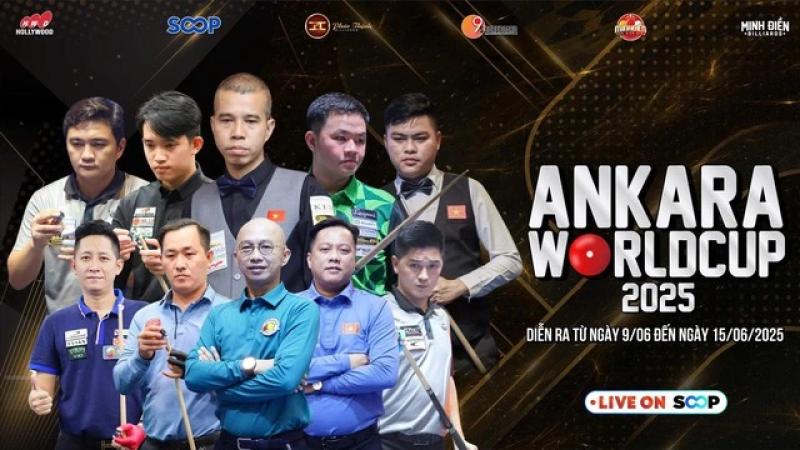 Lịch thi đấu billiards hôm nay: Cơ thủ Việt Nam xuất trận tại World Cup Ankara - Ảnh 1.