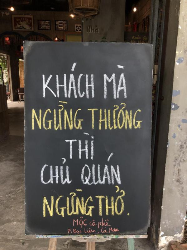 Quán cà phê miền Tây gây bão mạng với bảng thông báo 'mặn mà' có 1-0-2 - Ảnh 4. Quán cà phê miền Tây gây bão mạng với bảng thông báo 'mặn mà' có 1-0-2 - Ảnh 4.
