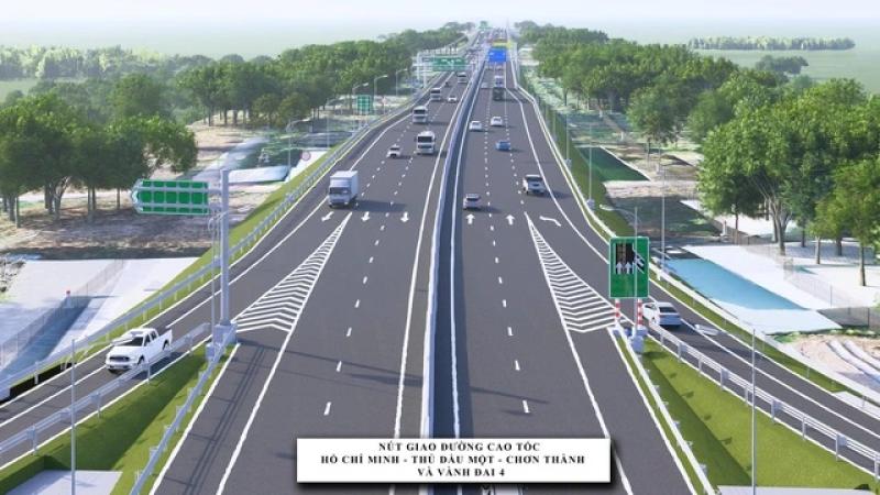 Phó thủ tướng Mai Văn Chính phát lệnh khởi công đường Vành đai 4 - TP.HCM - Ảnh 1.