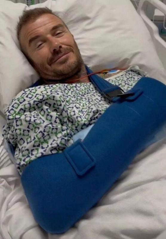 Sức khỏe hiện tại của David Beckham sau ca phẫu thuật chấn thương cổ tay - Ảnh 2. Sức khỏe hiện tại của David Beckham sau ca phẫu thuật chấn thương cổ tay - Ảnh 2.