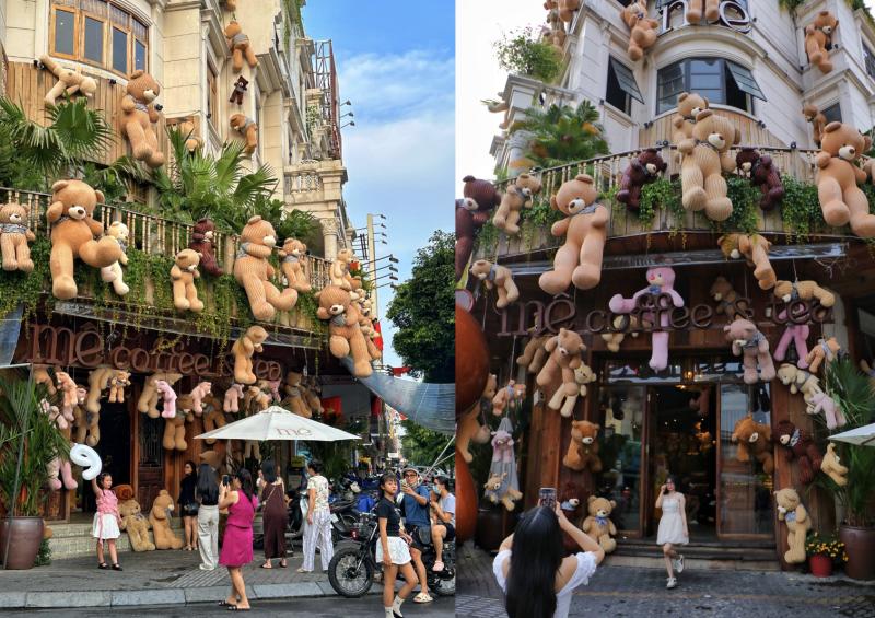 Chi nửa tỉ trang trí gấu bông độc lạ, quán cà phê TP.HCM thành điểm check-in 'hot' - Ảnh 2. Chi nửa tỉ trang trí gấu bông độc lạ, quán cà phê TP.HCM thành điểm check-in 'hot' - Ảnh 2.