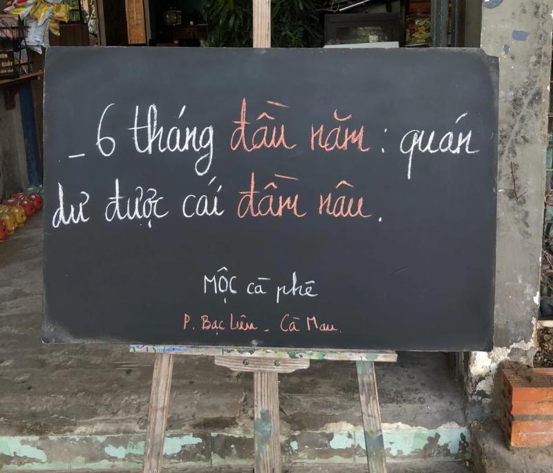 Quán cà phê miền Tây gây bão mạng với bảng thông báo 'mặn mà' có 1-0-2 - Ảnh 6. Quán cà phê miền Tây gây bão mạng với bảng thông báo 'mặn mà' có 1-0-2 - Ảnh 6.