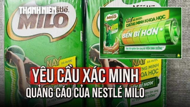 Vụ quảng cáo sản phẩm Nestlé Milo: Xử phạt công ty 80 triệu đồng - Ảnh 1.
