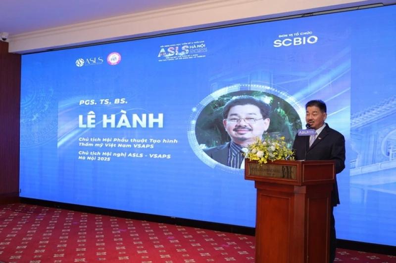 - Ảnh 1. Triển lãm ASLS Hà Nội 2025: Đột phá công nghệ y tế và làm đẹp - Ảnh 1.