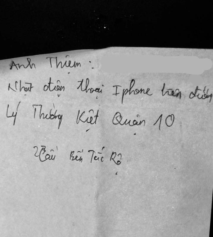 Mất điện thoại, cô gái bất ngờ nhận lại từ người lạ và lời nhắn chân thành - Ảnh 1.