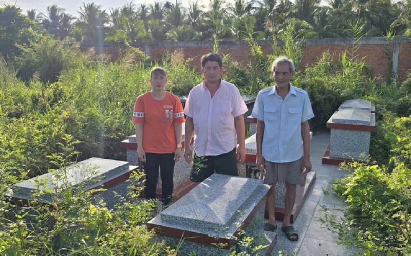 Hủy án vụ “ủy quyền tách thửa, bị bán đất lưu giữ mồ mả” ở Bến Tre - Ảnh 2.
