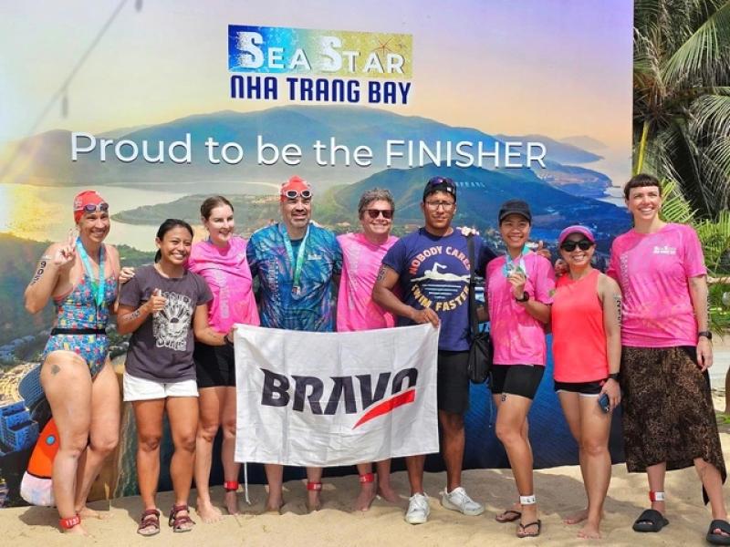 Giải bơi SeaStar Nha Trang Bay 2025: Vươn tầm sự kiện thể thao biển quốc gia - Ảnh 1.
