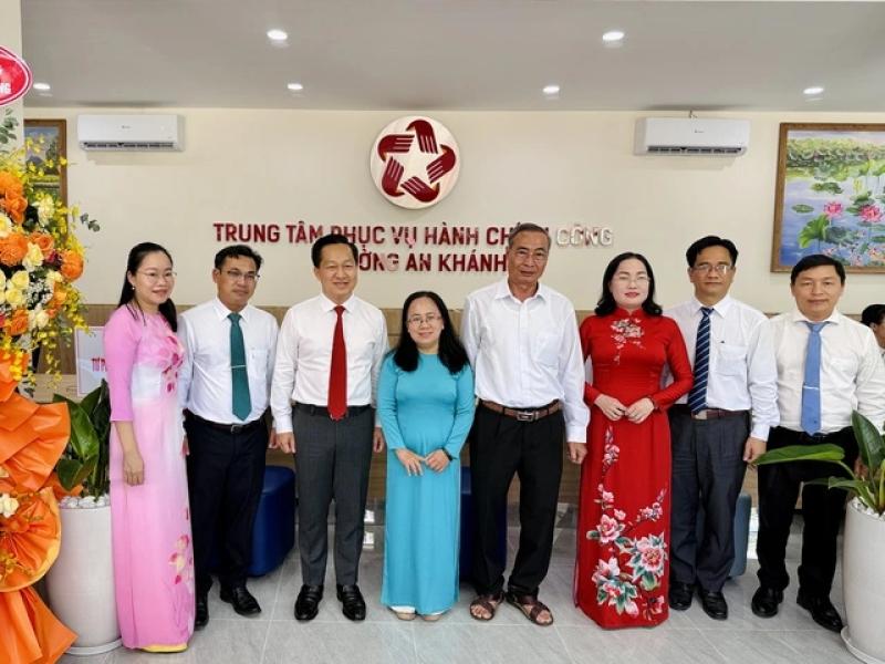 Trung tâm phục vụ hành chính công giải quyết 370 thủ tục tại phường An Khánh - Ảnh 4.