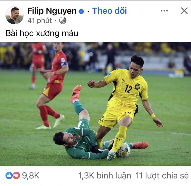 Nguyễn Filip nhận lượng tương tác ‘khủng’ sau dòng cảm thán: Bài học xương máu!- Ảnh 2. Nguyễn Filip nhận lượng tương tác ‘khủng’ sau dòng cảm thán: Bài học xương máu!- Ảnh 2.