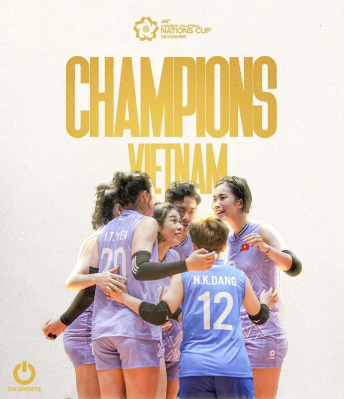 Bích Tuyền bùng nổ rực rỡ, đội tuyển bóng chuyền nữ Việt Nam vô địch AVC Nations Cup 2025- Ảnh 3. Bích Tuyền bùng nổ rực rỡ, đội tuyển bóng chuyền nữ Việt Nam vô địch AVC Nations Cup 2025- Ảnh 3.