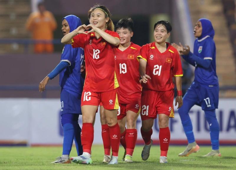 Bảng xếp hạng vòng loại Asian Cup 2026: Đội tuyển nữ Việt Nam lên đỉnh, đấu UAE ngày nào?- Ảnh 1. Bảng xếp hạng vòng loại Asian Cup 2026: Đội tuyển nữ Việt Nam lên đỉnh, đấu UAE ngày nào?- Ảnh 1.