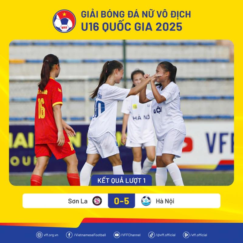 Đàn em Thanh Nhã khởi đầu như mơ giải U.16 nữ quốc gia: Thắng đậm Sơn La- Ảnh 5. Đàn em Thanh Nhã khởi đầu như mơ giải U.16 nữ quốc gia: Thắng đậm Sơn La- Ảnh 5.