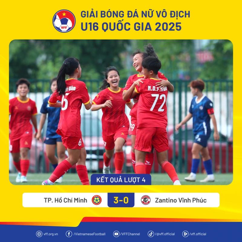 U.16 TP.HCM thắng đậm, quyết liệt bám đuổi tốp đầu giải U.16 nữ quốc gia- Ảnh 3. U.16 TP.HCM thắng đậm, quyết liệt bám đuổi tốp đầu giải U.16 nữ quốc gia- Ảnh 3.