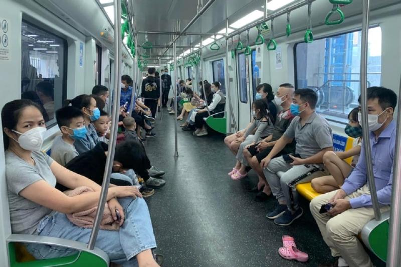 - Ảnh 1. hà nội bán vé liên thông xe buýt, tàu metro- Ảnh 1.