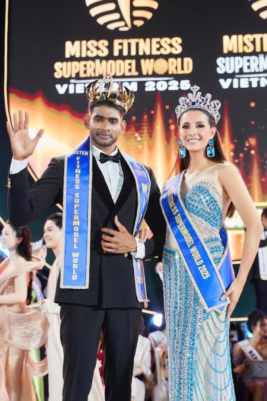 Lộ diện Hoa hậu và Nam vương Siêu mẫu thể hình thế giới - Ảnh 1.