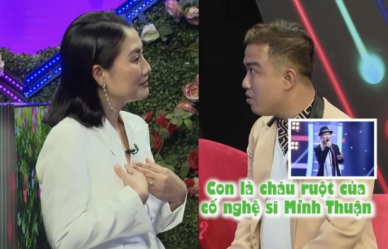 Cháu ruột cố nghệ sĩ Minh Thuận đến 'Bạn muốn hẹn hò' khiến Ngọc Lan nhói lòng - Ảnh 1.