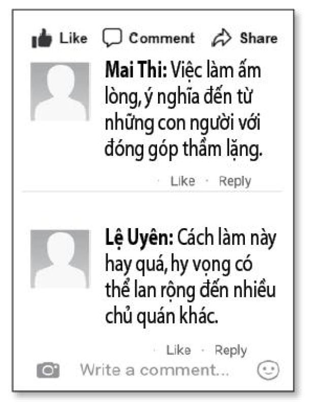 Chia sẻ phần ăn treo hỗ trợ người khó khăn tại tiệm bánh mì chị Trân - Ảnh 4. Chia sẻ phần ăn treo hỗ trợ người khó khăn tại tiệm bánh mì chị Trân - Ảnh 4.