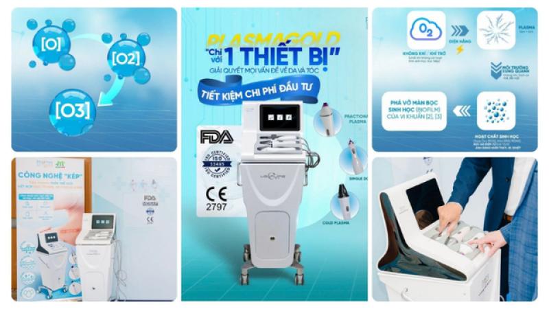 Plasma Gold: Thiết bị '2in1' mở rộng điều trị không xâm lấn trong y khoa, thẩm mỹ- Ảnh 2. Plasma Gold: Thiết bị '2in1' mở rộng điều trị không xâm lấn trong y khoa, thẩm mỹ- Ảnh 2.