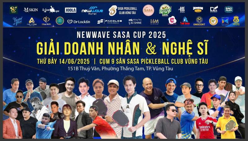 Huy Khánh săn thưởng khủng giải pickleball Newwave Sasa Cup 2025 – Doanh Nhân và Nghệ sĩ - Ảnh 2.