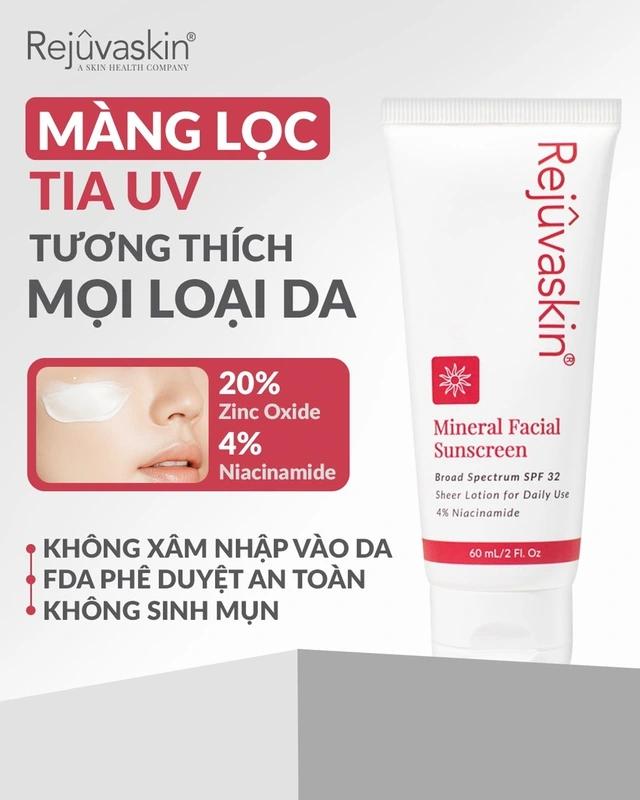 Rejuvaskin Mineral Facial SPF 32 ‘vượt chuẩn’ đạt SPF 38,3 sau kiểm nghiệm tại TP.HCM- Ảnh 6. Rejuvaskin Mineral Facial SPF 32 ‘vượt chuẩn’ đạt SPF 38,3 sau kiểm nghiệm tại TP.HCM- Ảnh 6.