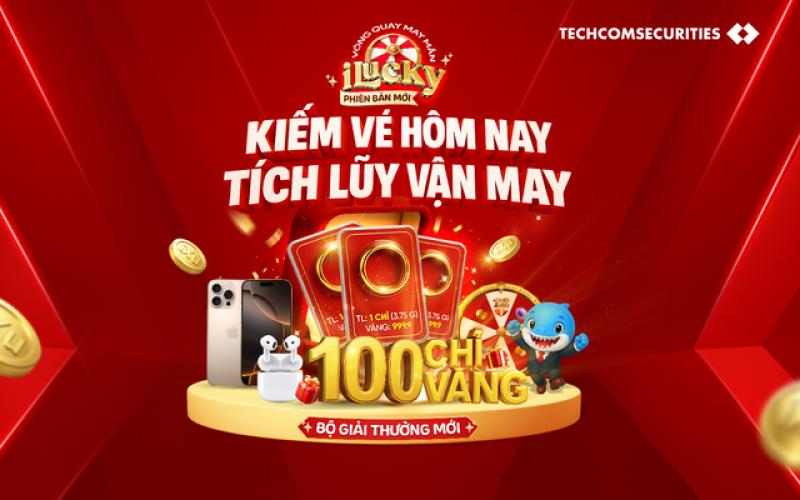 TCBS tung ưu đãi lớn: Tặng 100 chỉ vàng nhẫn cùng hàng triệu phần quà hấp dẫn- Ảnh 1. TCBS tung ưu đãi lớn: Tặng 100 chỉ vàng nhẫn cùng hàng triệu phần quà hấp dẫn- Ảnh 1.