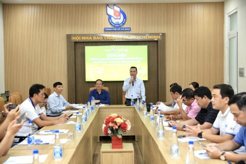 Lần đầu tiên môn pickleball xuất hiện khí thế tại 'Hội thao những người làm báo TP.HCM'- Ảnh 1. Lần đầu tiên môn pickleball xuất hiện khí thế tại 'Hội thao những người làm báo TP.HCM'- Ảnh 1.