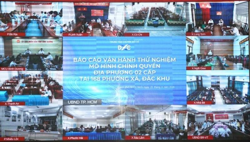 TP.HCM: Điểm mới trong buổi vận hành thử chính quyền 2 cấp lần thứ 3 - Ảnh 2.