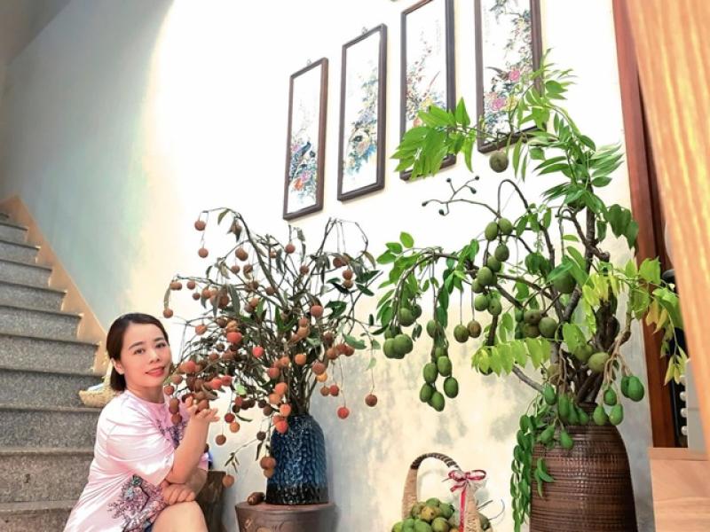 Cô giáo Phú Thọ gây sốt với thú chơi cắm cành trái cây độc đáo , đặc biệt là dừa - Ảnh 1. Cô giáo Phú Thọ gây sốt với thú chơi cắm cành trái cây độc đáo , đặc biệt là dừa - Ảnh 1.
