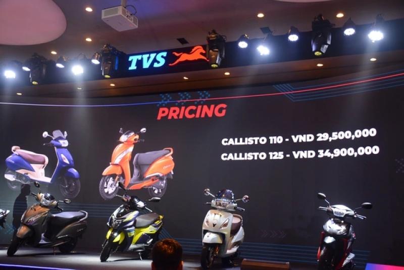 Khó cạnh tranh Honda Lead, xe tay ga TVS Callisto 125 giảm giá gần chục triệu đồng- Ảnh 2. Khó cạnh tranh Honda Lead, xe tay ga TVS Callisto 125 giảm giá gần chục triệu đồng- Ảnh 2.