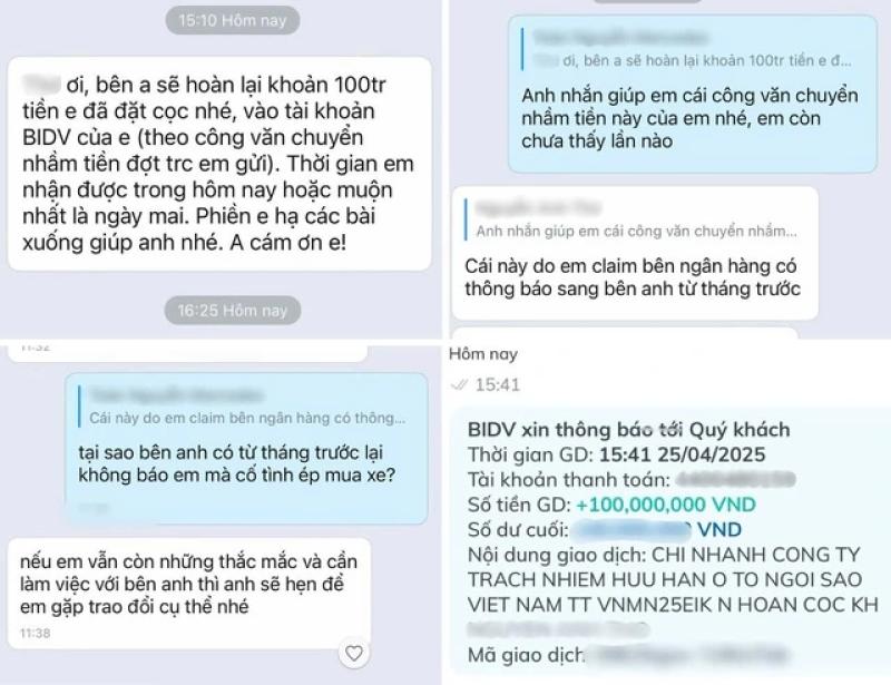 Vụ đại lý Mercedes-Benz bị tố ‘nuốt cọc’: Hoàn tiền nhưng muốn khách thừa nhận… ‘chuyển nhầm’- Ảnh 1. Vụ đại lý Mercedes-Benz bị tố ‘nuốt cọc’: Hoàn tiền nhưng muốn khách thừa nhận… ‘chuyển nhầm’- Ảnh 1.