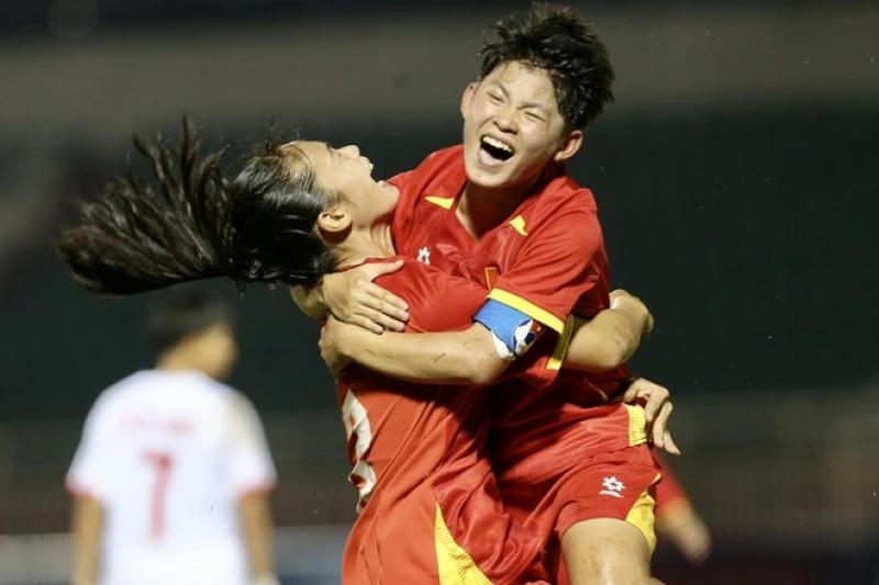 U.19 Việt Nam, Thái Lan thắng ấn tượng ở giải nữ: 2 siêu phẩm tại sân Thống Nhất- Ảnh 6. U.19 Việt Nam, Thái Lan thắng ấn tượng ở giải nữ: 2 siêu phẩm tại sân Thống Nhất- Ảnh 6.