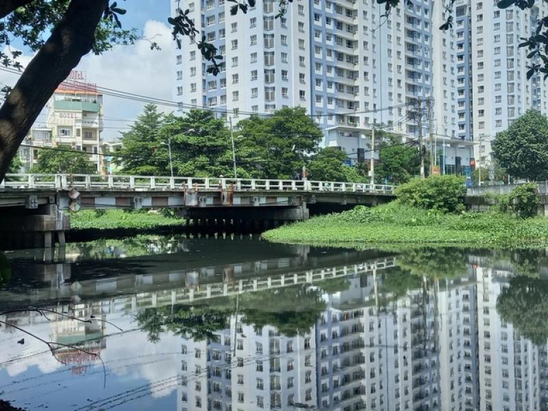 Bé gái sơ sinh bị vứt dưới rạch ở TP.HCM - Ảnh 1.