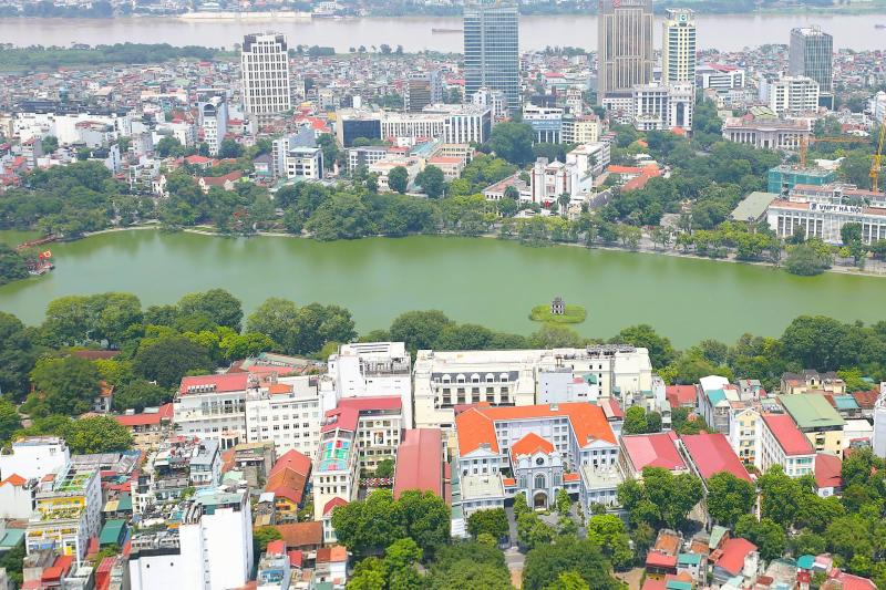 Trung tâm Hà Nội đặc biệt, nhìn từ trực thăng quân sự- Ảnh 1. Trung tâm Hà Nội đặc biệt, nhìn từ trực thăng quân sự- Ảnh 1.