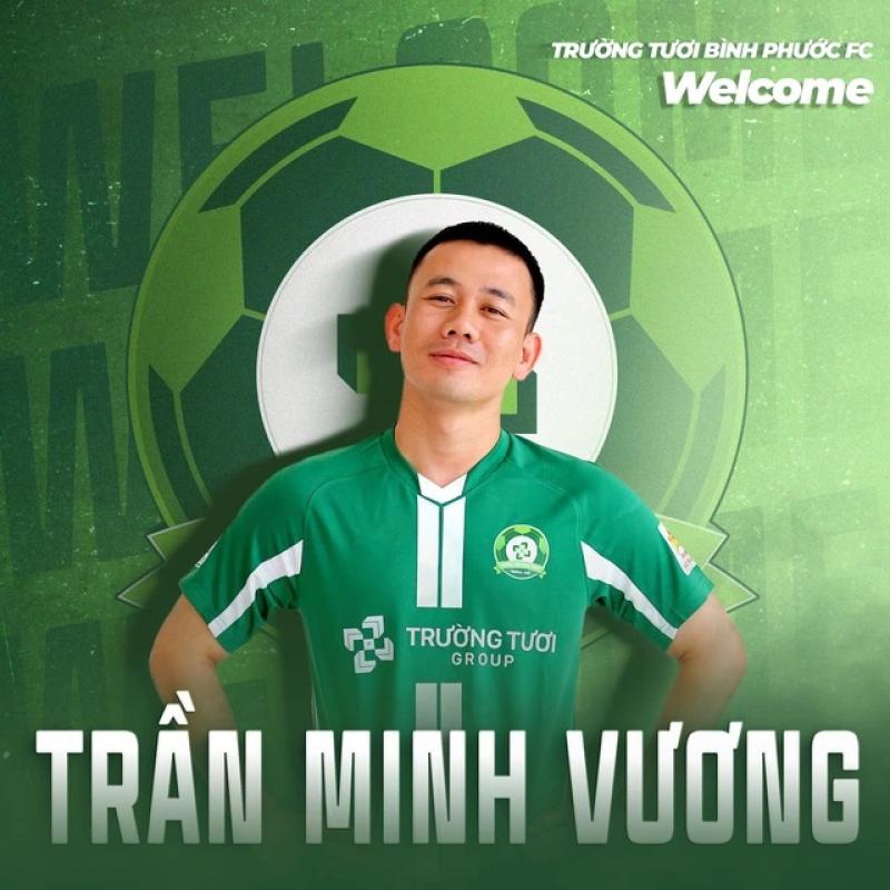 CLB Bình Phước công bố Minh Vương: 'Thương vụ không chỉ mang giá trị chuyên môn, vì...'- Ảnh 1. CLB Bình Phước công bố Minh Vương: 'Thương vụ không chỉ mang giá trị chuyên môn, vì...'- Ảnh 1.
