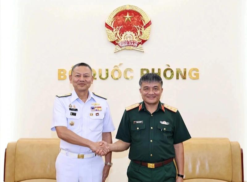 Bộ Quốc phòng ủng hộ hợp tác sâu rộng giữa Hải quân Việt Nam - Thái Lan - Ảnh 1.