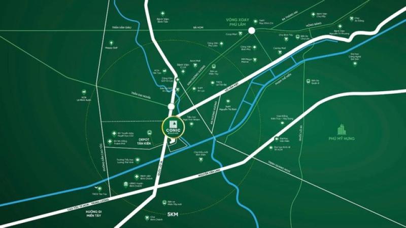 Conic Boulevard: Cửa ngõ vàng kết nối mọi hướng về trung tâm TP.HCM- Ảnh 2. Conic Boulevard: Cửa ngõ vàng kết nối mọi hướng về trung tâm TP.HCM- Ảnh 2.