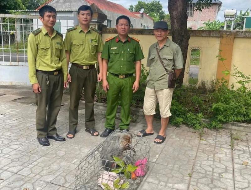 Khỉ mặt đỏ nhiều lần quậy phá, bị người dân bắt giữ giao nộp- Ảnh 1. Khỉ mặt đỏ nhiều lần quậy phá, bị người dân bắt giữ giao nộp- Ảnh 1.