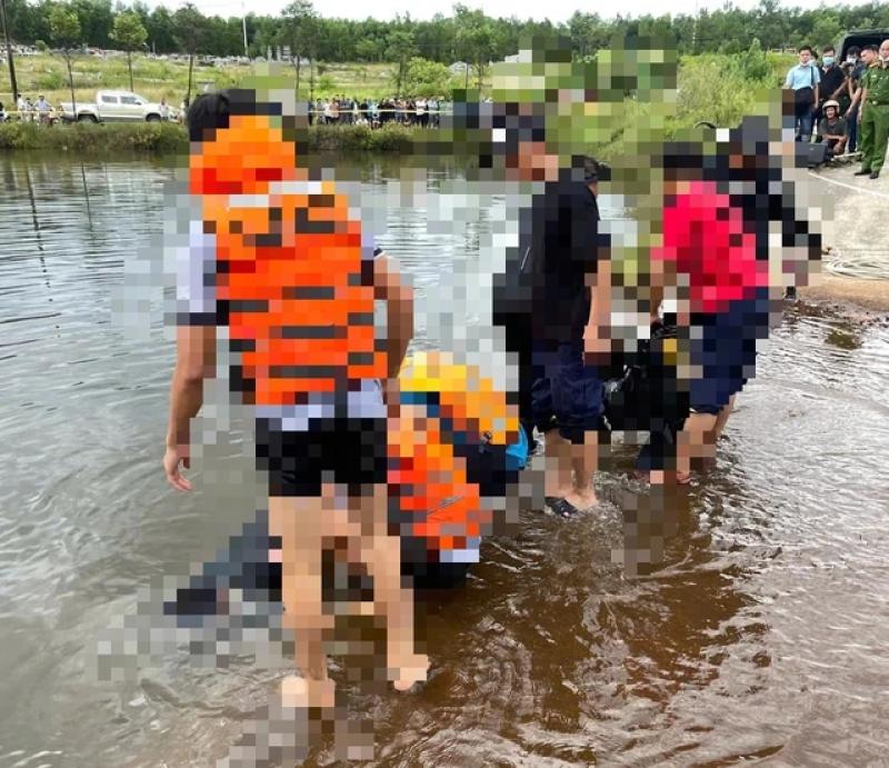 Tìm thấy thi thể người đàn ông dũng cảm lao xuống nước cứu cháu bé đuối nước- Ảnh 1. Tìm thấy thi thể người đàn ông dũng cảm lao xuống nước cứu cháu bé đuối nước- Ảnh 1.