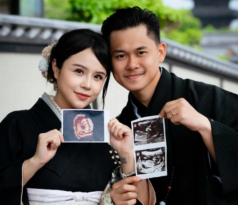 Thái Trinh đón tin vui sau 1 năm kết hôn với chồng kém tuổi - Ảnh 1.