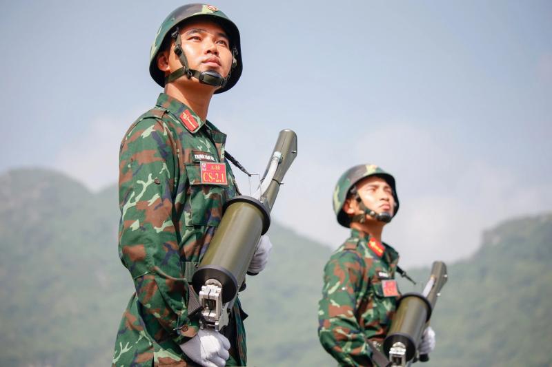 Dàn xe tăng, tên lửa hợp luyện chuẩn bị cho lễ diễu binh Quốc khánh 2.9 - Ảnh 22.