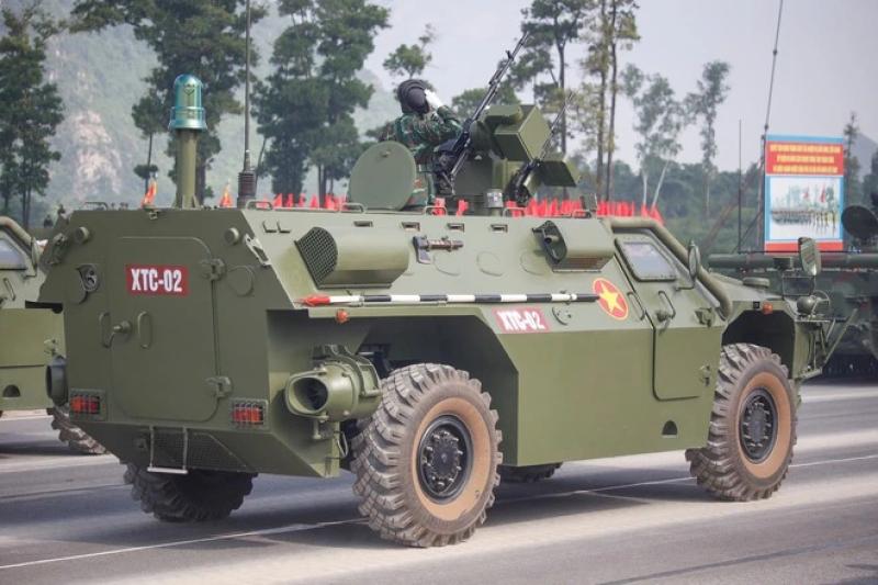 Dàn xe tăng, tên lửa hợp luyện chuẩn bị cho lễ diễu binh Quốc khánh 2.9 - Ảnh 9.