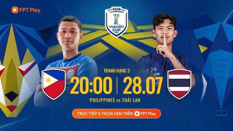 Lịch thi đấu tranh tốp 3 giải U.23 Đông Nam Á mới nhất: Philippines gây sốc trước Thái Lan?- Ảnh 1. Lịch thi đấu tranh tốp 3 giải U.23 Đông Nam Á mới nhất: Philippines gây sốc trước Thái Lan?- Ảnh 1.