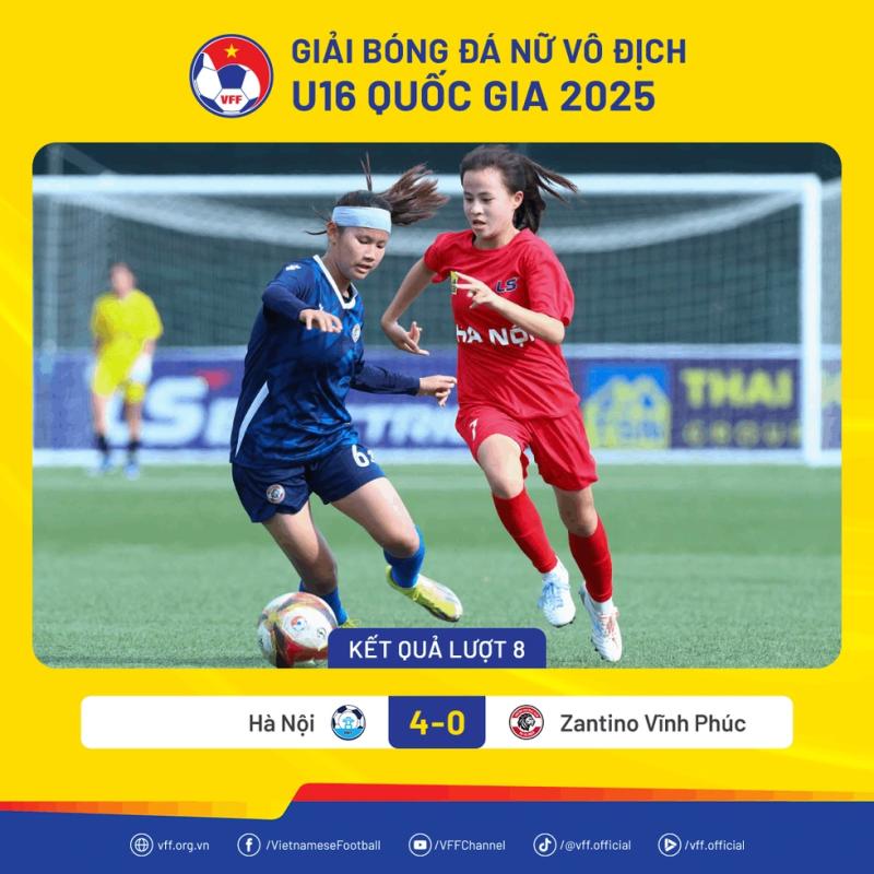U.16 Hà Nội thắng đậm Vĩnh Phúc, cơ hội đăng quang đến gần- Ảnh 1. U.16 Hà Nội thắng đậm Vĩnh Phúc, cơ hội đăng quang đến gần- Ảnh 1.